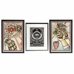 Shepard, each:, screenprint; the first: "Power", 2012