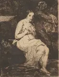 Edouard Manet, Untitled, etching
