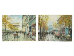 Jean Salabet, each, oil on canvas