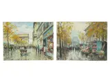Jean Salabet, each, oil on canvas