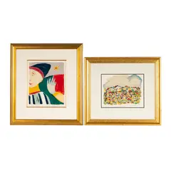 Henry Miller, including two colored, serigraph prints, "After the Quake"