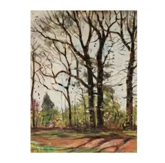 Guy Carleton Wiggins, Untitled, oil on canvasboard