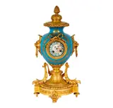 Untitled by A French Porcelain and Gilt, bronze mantel clock, sold Feb 2026