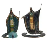 Erté, Russian/ French 1892-1990 Hera and Zeus, bronze 1989
