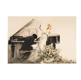 Louis Icart French/American 1888-1950 Prelude (La Chanteuse et le Pianiste) by French Louis Icart & American 1888-1950, Prelude, etching, drypoint, and aquatint, sold Jan 2026