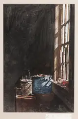 Andrew Wyeth, : Cranberries Collotype, pencil