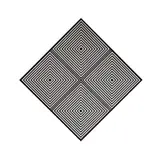 Op-Art Movement: Untitled, Untitled, acrylic on canvas; 1960s;