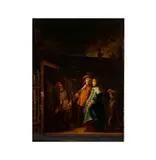 Joos van Craesbeeck, Figures Entering an Inn, oil on wood panel; c. 1605?1661, Flemish;