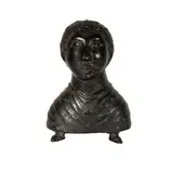 A German Aquamanile, brass or, bronze; in the form of a male bust