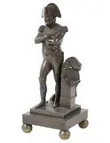 A Patinated, Untitled, bronze figure of napoleon