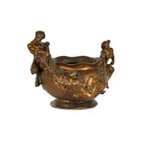 Untitled by A French Art Nouveau, bronze jardiniere, sold Oct 2025