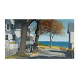 Bob Newhart: Benjamin Franklin Collins, : King Street, Rockport, oil on canvas