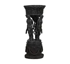 A Neoclassical-Style, Untitled, bronze jardiniere