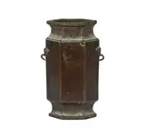 A Chinese, Untitled, bronze hu vase