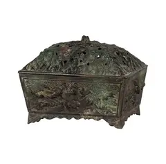 A Chinese, Untitled, bronze censer