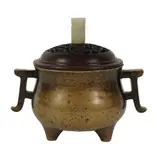 A Chinese, Untitled, bronze covered censer