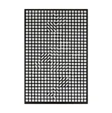 Victor Vasarely 1906-1997 Tlinko, from "Kassak Vasarely";, screenprint in black and white on black wove paper 1961; ed. 63/200;