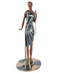 Erté, Erte (Romain De Tirtoff) Russian/ French 1892-1990 Roaring Twenties cold-painted, bronze 1990; ed. 298/375;
