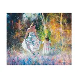 Robert Hagan, Australian B. 1947, Untitled, Robert Hagan Australian B. 1947 Untitled (Two Figures in Field), oil on canvas