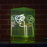 William Green, Untitled, acrylic box neon art piece