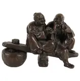 A Chinese, Untitled, bronze figural group