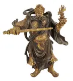 A Chinese, Untitled, bronze figure of a warrior