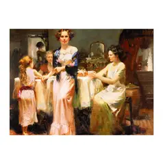 Pino Daeni, Distant Thoughts, embellished giclee print on canvasprinted signature lower right