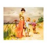 Pino Daeni, Remember When, embellished giclee print on canvasprinted signature lower right