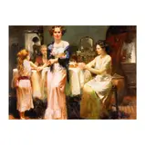 Pino Daeni, Distant Thoughts, embellished giclee print on canvasprinted signature lower right