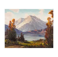 California Joseph Frey, Untitled, oil on canvas, in period
