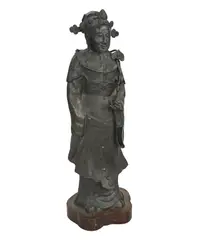 An Asian, Untitled, bronze figure