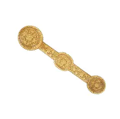 A Chinese, Untitled, bronze filigree scepter