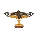 Untitled by A French Neoclassical Gilt and Patinated, bronze tazza, sold Jan 2025