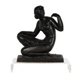Lucien Gilbert, LucienGilbert1904-1988Female Nudepatinated terracotta, with, acrylic plinthsigned "L. Gilbert"Figure: