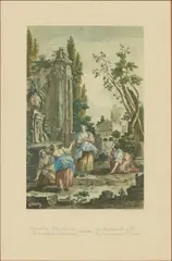 Giuseppe Zocchi, L'Invidia (Envy), photogravure in colors on laid paper