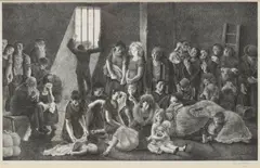 Framed by John McCLELLAN, lithograph on paper, "Imprisoned People," pencil, offered Mar 2025