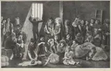 John McCLELLAN, Framed, lithograph on paper, "Imprisoned People," pencil