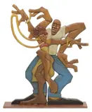 LaVon Van Williams Jr., Untitled, Carved and polychrome painted wood sculpture, "Wille O Be Joyful,"