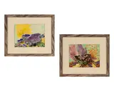 Harry Leslie Hoffman, Two Works 1] "The Cup Sponge", 1916, Watercolor on paper