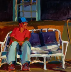 Connie Hayes, Empty Seat, 1991, Oil on canvas