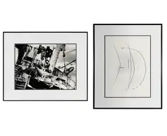 Neal Parent, Two Works 1] "Cold Lonely Job" Belfast Maine, Photograph