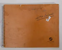 Two Sketchbooks 1] Norway by Elena Jahn, 1963, Mixed media on bound paper pages, total of 18 illustrations, sold Aug 2025