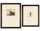 Charles Herbert Woodbury, Two Works 1] "Coming In", c. 1915, Etching on paper