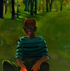 Artie by Connie Hayes, 1988, Oil on canvas, sold Mar 2025