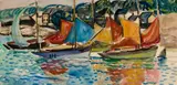 Hayley Lever, Summer, Breton, France, Watercolor on paper