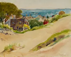 Egbert Cadmus, Egbert Cadmus(Am. 1868-1939)Three Works1] "Provincetown", 1926, Watercolor on paper, unframed