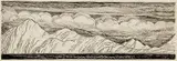 Rockwell Kent, Alaska Panorama, Pen and ink on paper