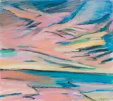 Elena Jahn, Monhegan Sunset (From Sky/Sea Series)