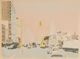 Fairfield Porter, Fairfield Porter(Am. 1907-1975)6th Avenue IColor, lithograph, unframedSigned in pencil l.r