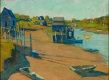 Gertrude Fiske, Turbat's Creek, Oil on canvas